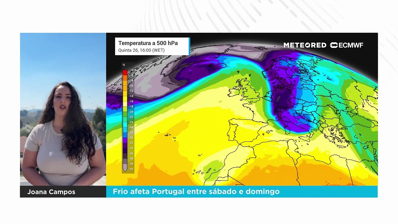 Frio afeta Portugal entre sábado e domingo