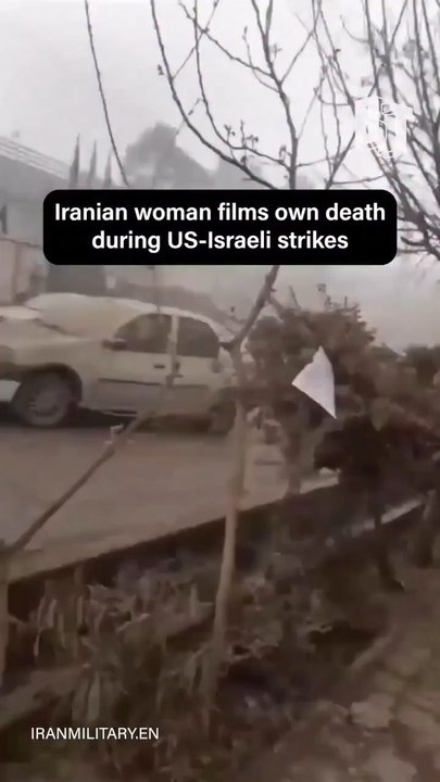 Une femme iranienne filme sa propre mort pendant les frappes américaines et israéliennes