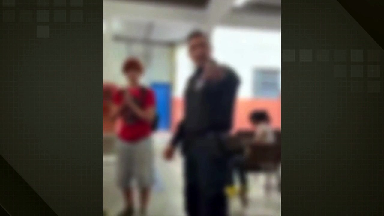 Vídeo mostra PM agredindo alunos em colégio estadual da Zona Sul