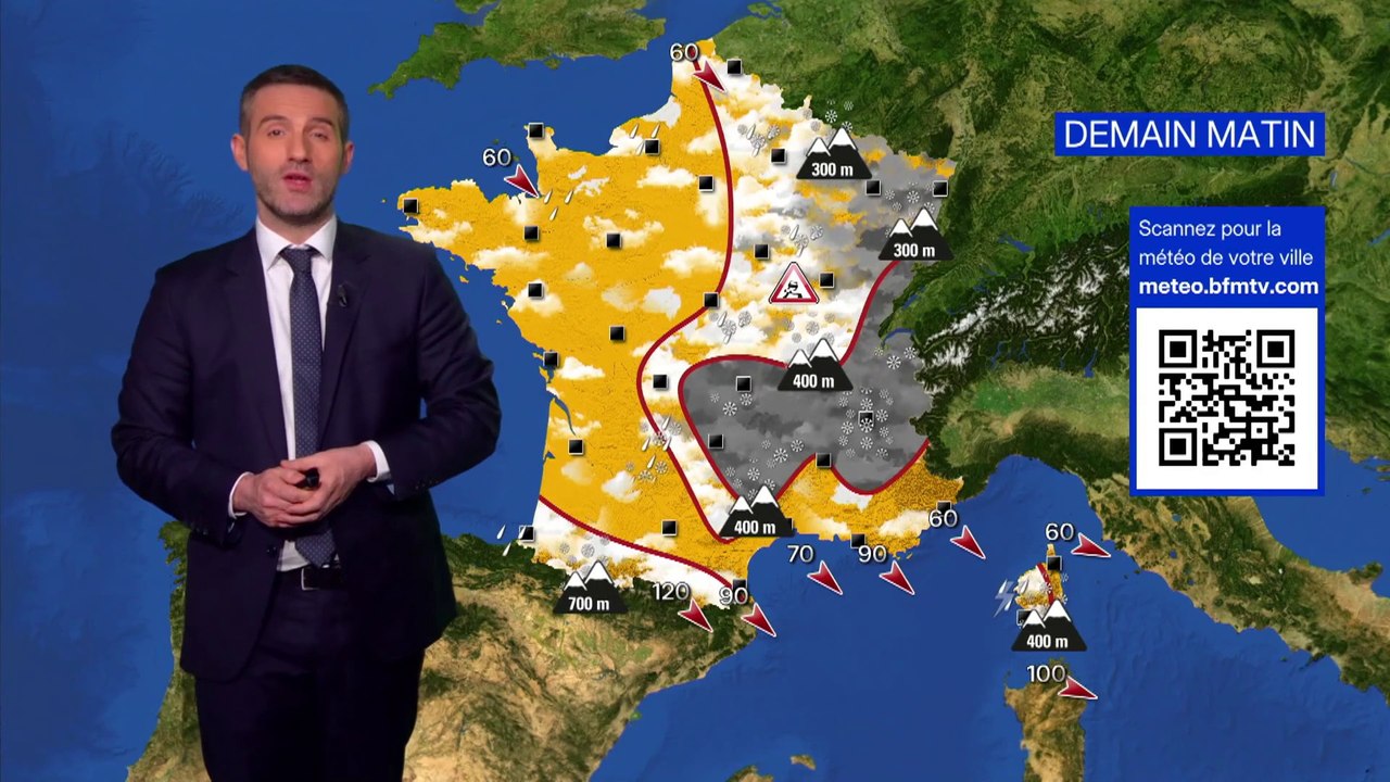 Un air plus froid s'étend sur la France et de la pluie pour cet après-midi