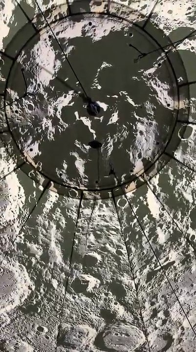 Luna gigante ilumina Paseo de la Reforma en el Festival Internacional de las Luces