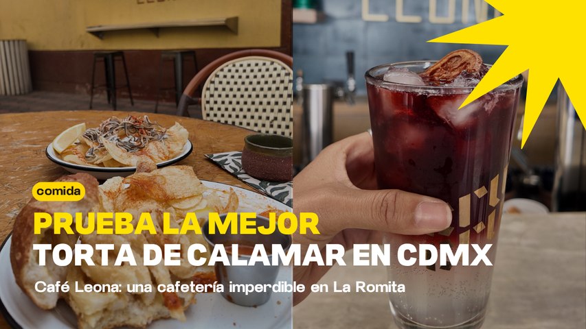 Café Leona: Prueba la mejor torta de calamar de CDMX