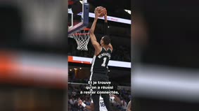 Spurs - Johnson satisfait du travail de Wembanyama : 'Il a bien su s'adapter"