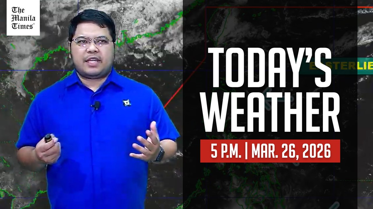 Today's Weather, 5 P.M. | Mar. 26, 2026