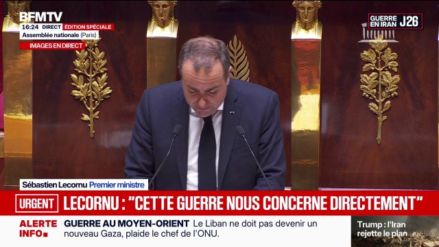 Guerre au Moyen-Orient: La France est un partenaire fiable , déclare Sébastien Lecornu à l'Assemblée nationale