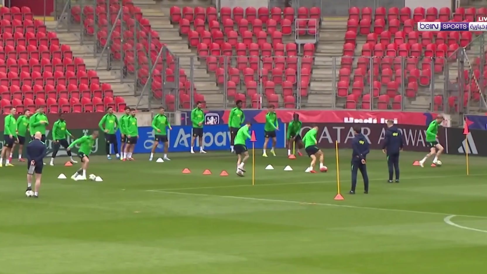 منتخب جمهورية أيرلندا يعدّ العدّة لمواجهة نظيره منتخب جمهورية التشيك