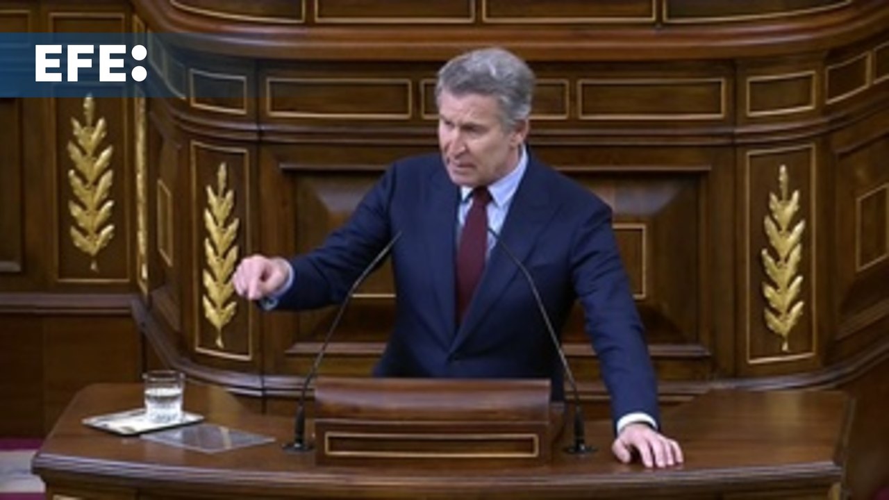 Feijóo acusa a Sánchez de tener un "tic dictatorial" por exigirle que aclare el voto de PP