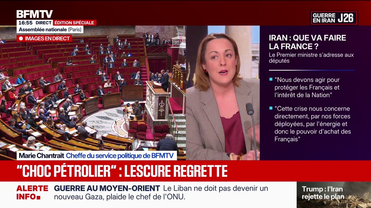 Guerre au Moyen-Orient: "Une fois cette guerre achevée, il faudra nous reposer la question de la présence internationale au Liban", estime Sébastien Lecornu