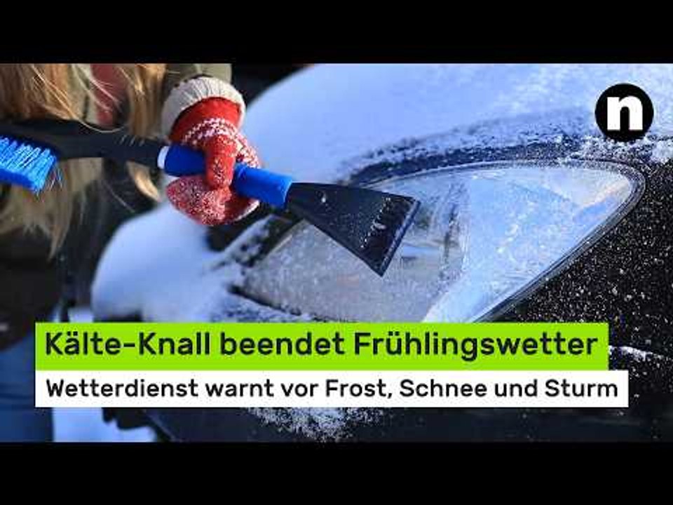 Kälte-Knall beendet Frühlingswetter: Wetterdienst warnt vor Frost, Schnee und Sturm
