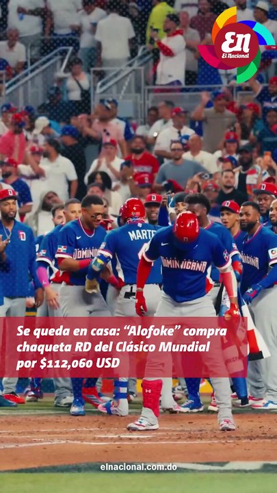 Chaqueta de los jonrones se queda en RD: Santiago Matías "Alofoke" gana puja por $112,060 USD