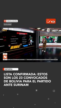 Lista confirmada: estos son los 23 convocados de Bolivia para el partido ante Surinam