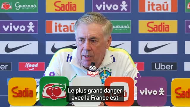 Brésil - Ancelotti : "La France dispose de qualités à tous les niveaux"