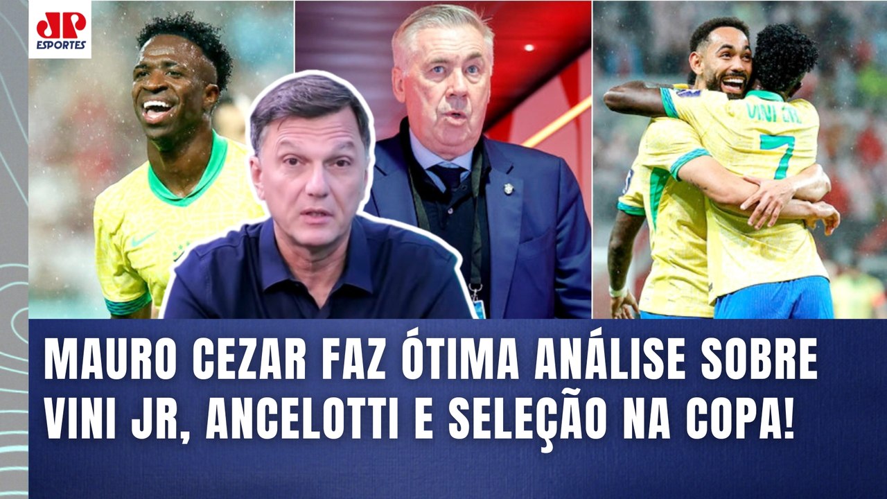 "ISSO PODE ACONTECER, gente! O ANCELOTTI nessa COPA DO MUNDO terá..." MAURO CEZAR ANALISA a SELEÇÃO!