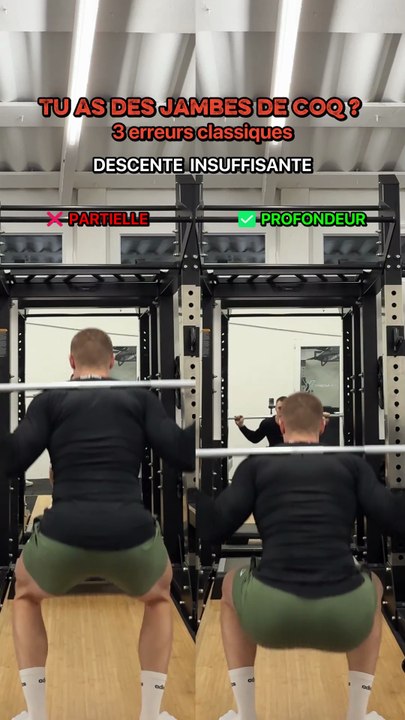 Tu as des jambes qui stagnent malgré tes séances ?Le problème, ce n’est pas toujours ton programme.Très souvent, ce sont des erreurs d’exécution qui te font perdre une grosse partie du travail.