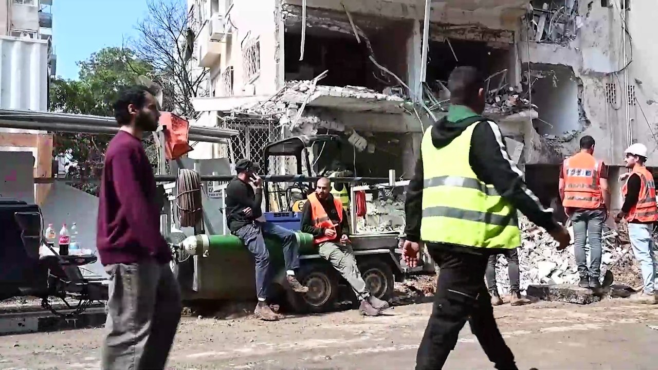 Al menos cuatro heridos leves y daños en edificios en Tel Aviv tras el impacto de un misil de Irán