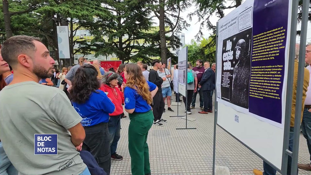 La UNMDP conmemoró el Día de la Memoria, la Verdad y la Justicia a 50 años del golpe de Estado