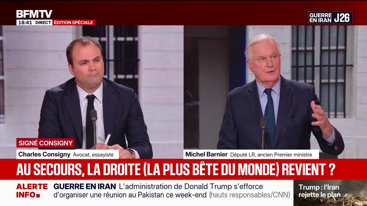 Présidentielle 2027: "Il va falloir redresser ce pays", assure Michel Barnier, ancien Premier ministre