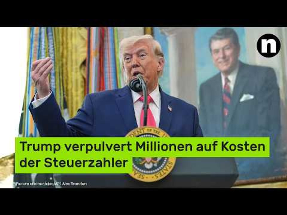Trump verpulvert Millionen auf Kosten der Steuerzahler