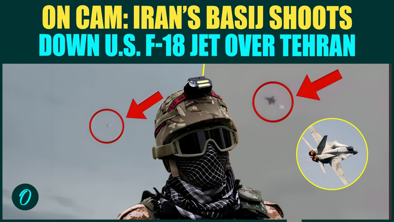 Iran SHOOTS Down U.S F-18 BREAKING: Basij Militia Flexes Air-Superiority Over Iran Airspace on Cam