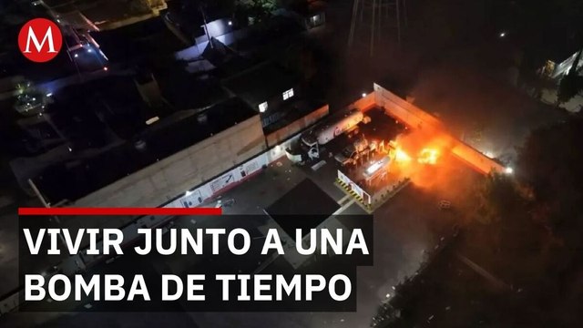 Vecinos exigen el retiro definitivo de gaseras tras explosión en Chalco