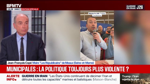 Maires sortants insultés: Ce sont des minorités qui se comportent ainsi , déclare Jean-François Copé, maire Les Républicains de Meaux