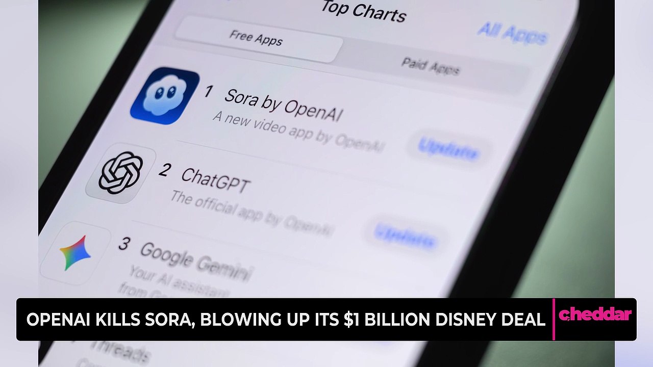 OpenAI Kills Sora, Blowing Up Its $1 Billion Disney Deal