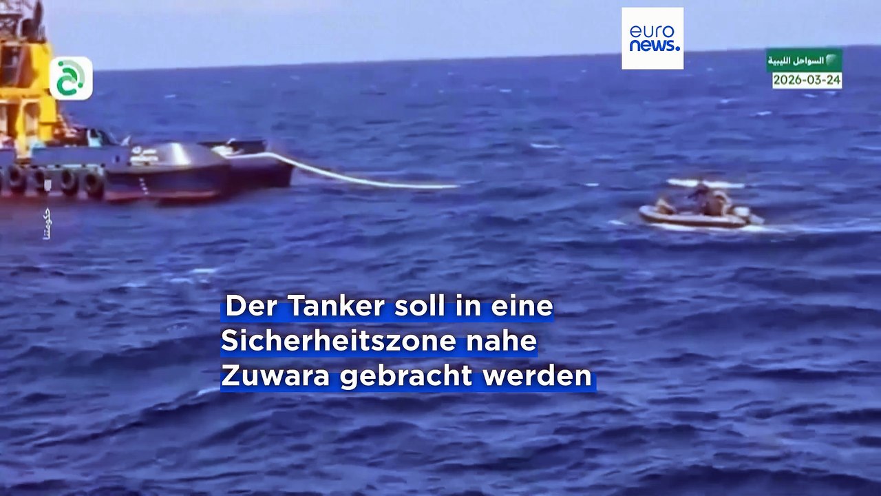 Geistertanker vor Libyen abgeschleppt - Schiff der Schattenflotte durch Drohnen beschädigt