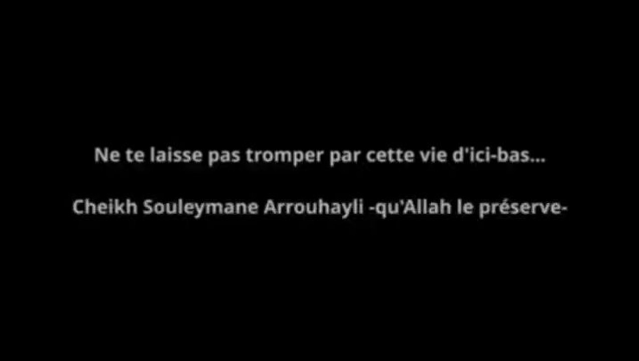 Ne SOIS pas tromper ...