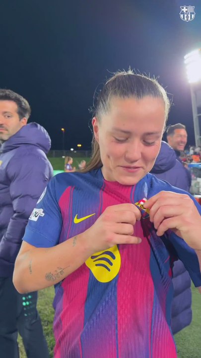 La felicidad blaugrana tras la goleada al Madrid en Champions