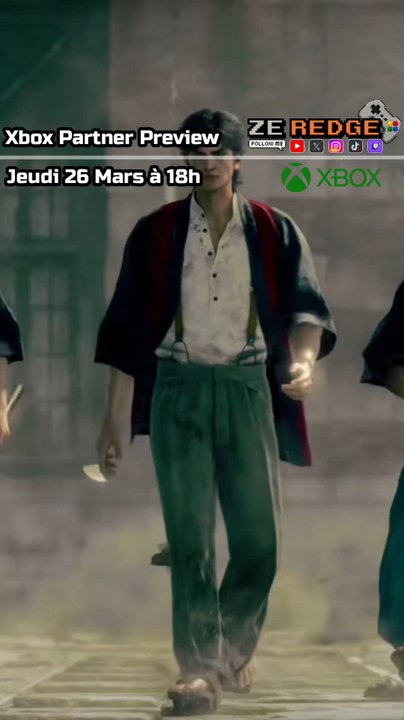 Lors de ce Xbox Partner Preview, vous pourrez découvrir Stranger Than Heaven, les dernières infos sur Stalker 2, ainsi que de nouveaux aperçus de gameplay de The Expanse: Osiris RebornRetransmission en live sur mes chaînes Tiktok et Youtube : Ze Redge 👀
