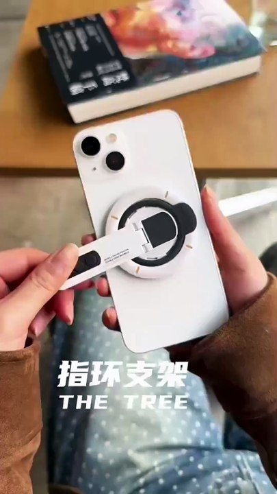 3-in-1 Magnetic Finger Ring Holder for MagSafe Phone Grips Stand