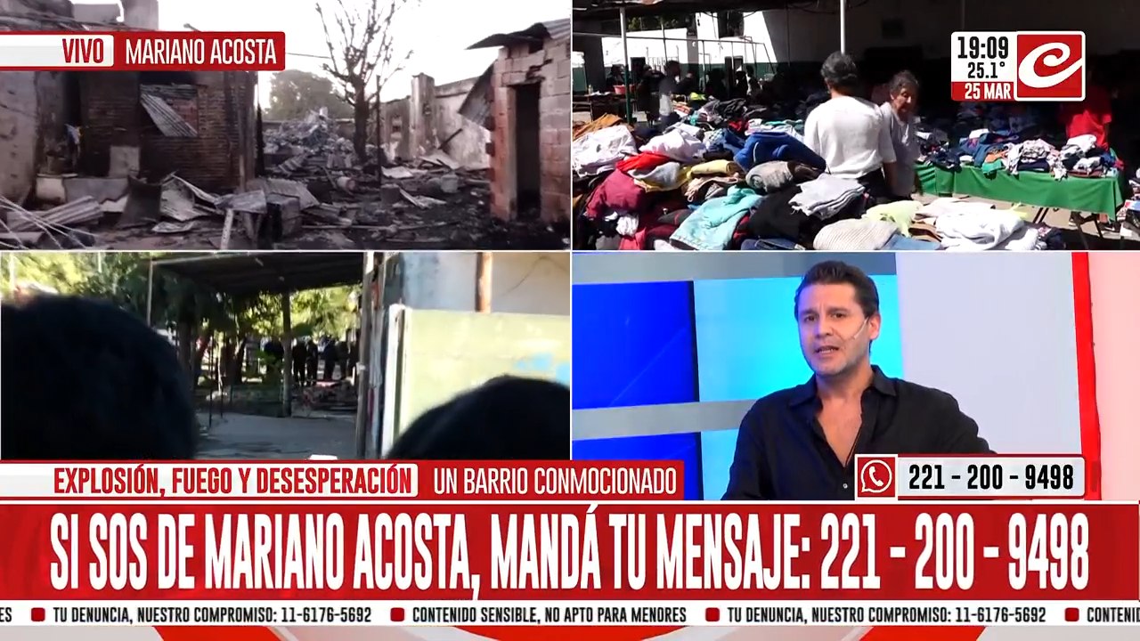 Habla una vecina de la explosión en un depósito ilegal de garrafas