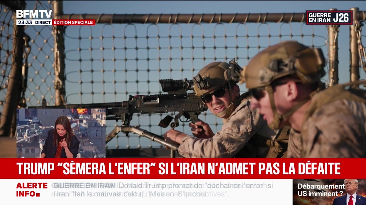 Édition Spéciale - Guerre en Iran : Missiles, l'Iran veut cibler un porte-avions US - 25/03