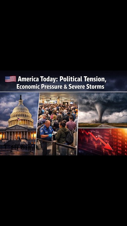 America Today: Politics Tension, Economic Pressure & Severe Storms