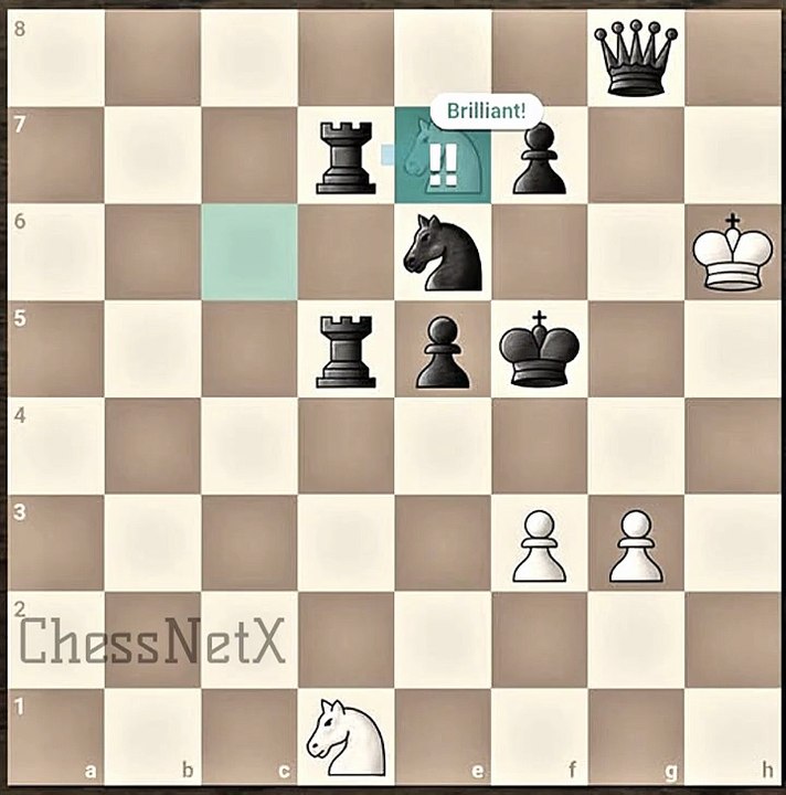 Part 43 | Why it's Brilliant!! #chessnetx #brilliantmove #chess #magnuscarlsen #puzzle #chesstactics