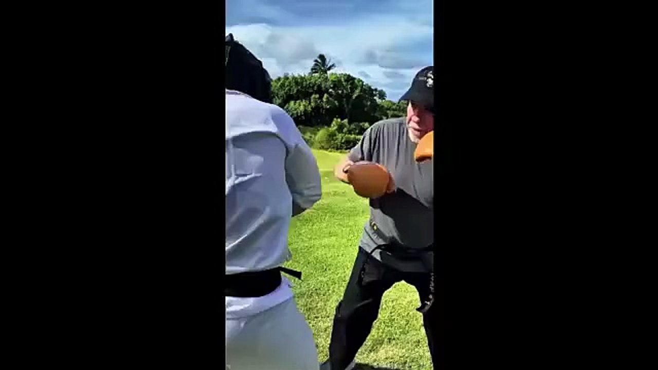 Chuck Norris shared sparring video days before death aged 86