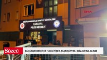 Küçükçekmece'de havai fişek atan şüpheli gözaltına alındı