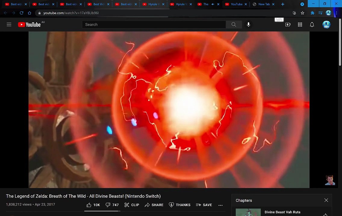 The Legend of Zelda  Breath of The Wild All Divne Beast Vah Rudania