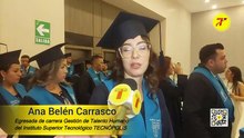 ANA BELÉN CARRASCO DESCRIBIÓ LA EXPERIENCIA DE LA EDUCACIÓN SUPERIOR QUE LE OFRECIÓ TECNÓPOLIS