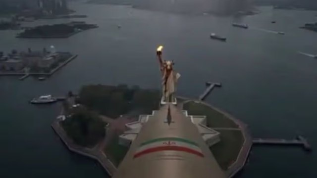 Il video di propaganda iraniana generato con l’AI: un missile fa saltare in aria la Statua della Libertà