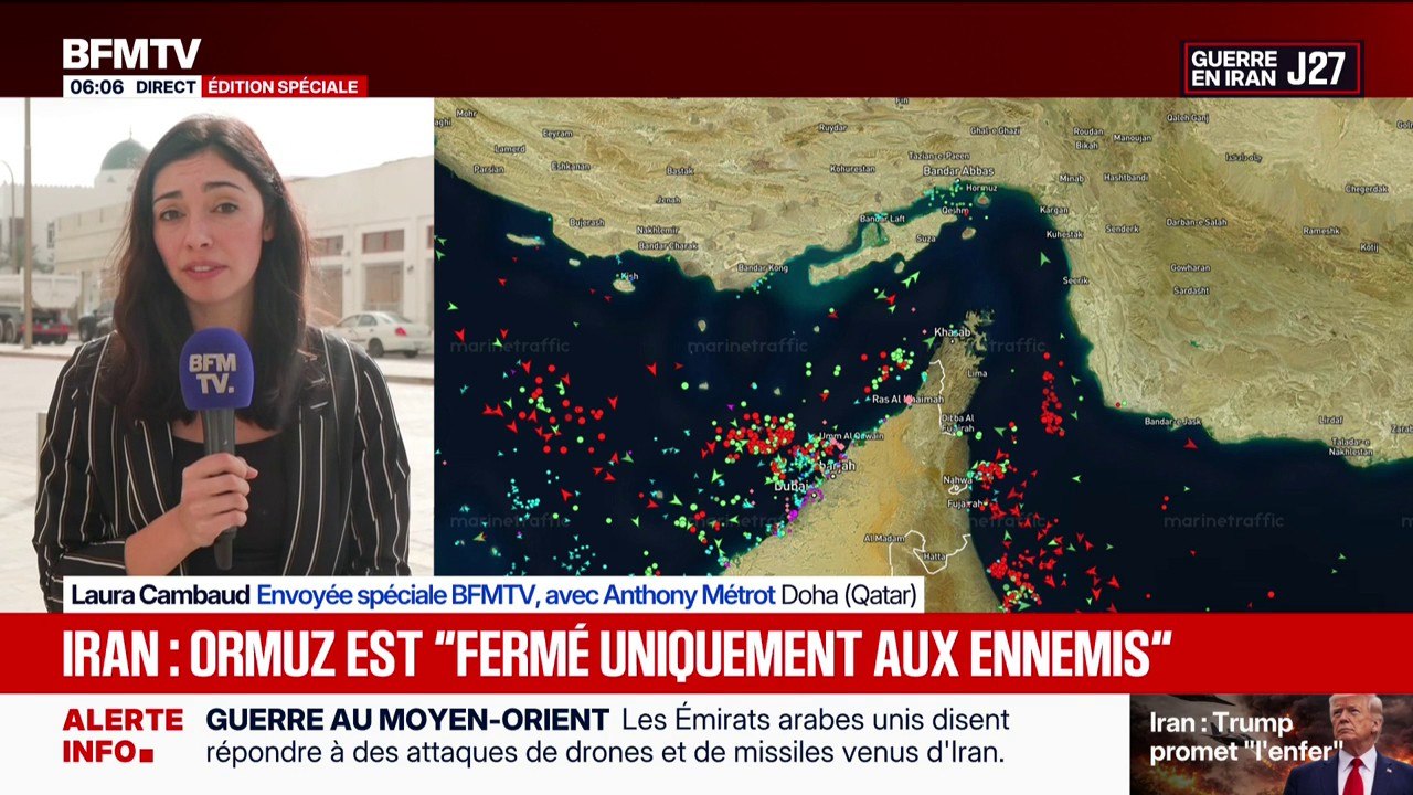 Guerre au Moyen-Orient: malgré la réouverture du détroit d'Ormuz aux "navires non hostiles", les bateaux ne traversent pas le passage