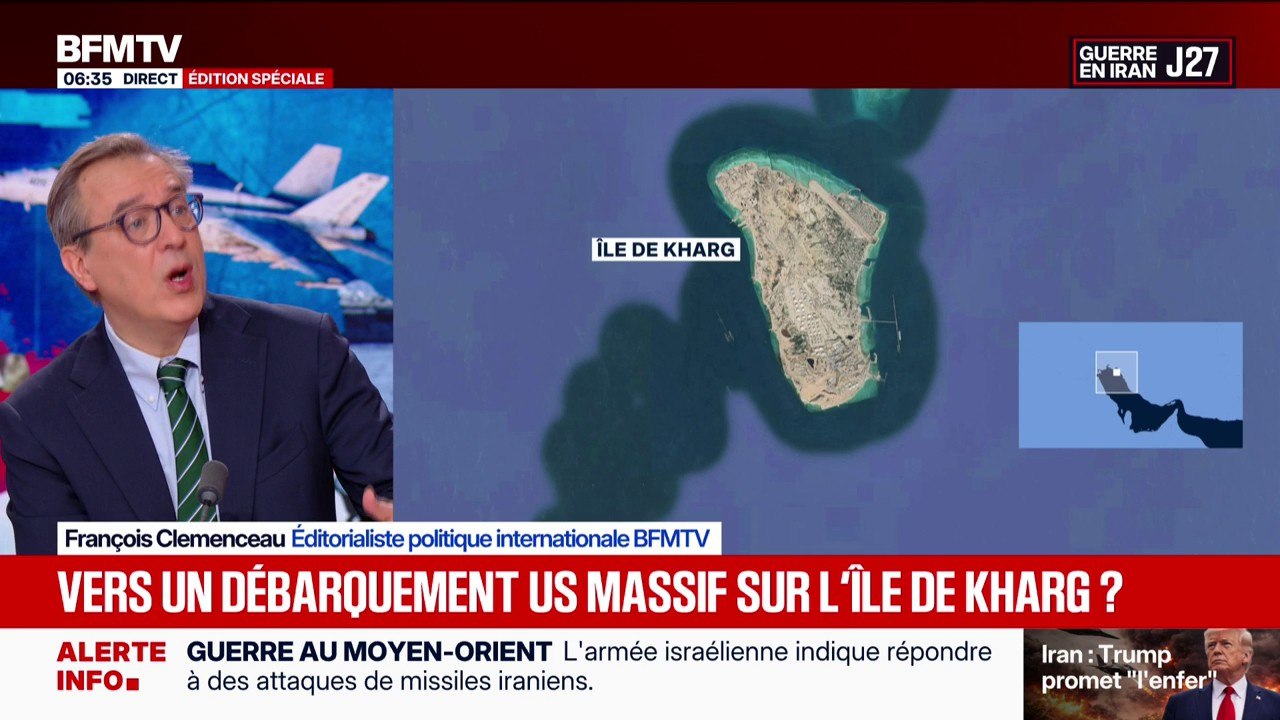 Guerre en Iran: vers un débarquement de troupes américaines sur l'île de Kharg?