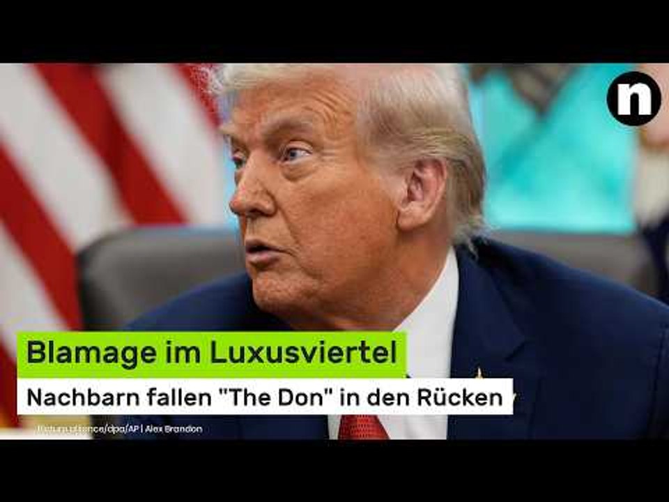Donald Trump: Blamage im Luxusviertel - Nachbarn fallen 'The Don' in den Rücken