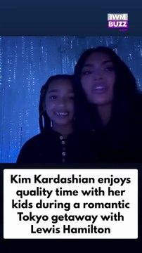 Kim Kardashian enjoys quality time with her kids during a romantic Tokyo getaway with Lewis Hamilton