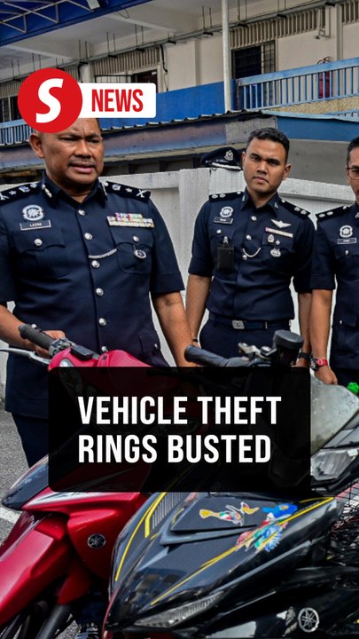Cops bust four vehicle theft rings in Wangsa Maju, 21 nabbed