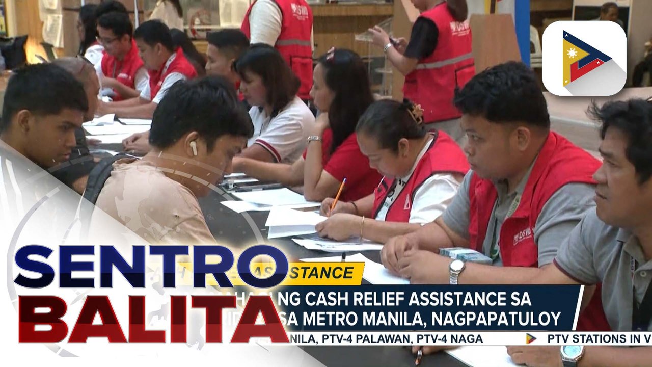 Pamamahagi ng cash relief assistance sa delivery riders sa Metro Manila, nagsimula na ngayong araw | ulat ni Elijah Canlas