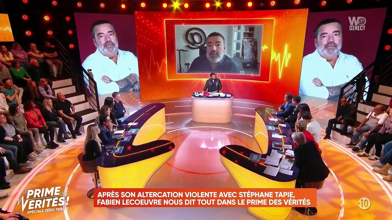 Contrit, Stéphane Tapie présente ses excuses à Fabien Lecoeuvre, dans une vidéo, après l'agression sur le plateau de Cyril Hanouna : "Excuses acceptées, mais je vais porter plainte"
