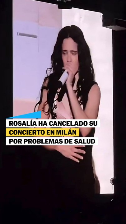 ROSALIA se marcha en pleno CONCIERTO en MILÁN por PROBLEMAS de SALUD