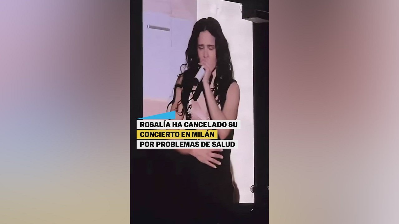 ROSALIA se marcha en pleno CONCIERTO en MILÁN por PROBLEMAS de SALUD