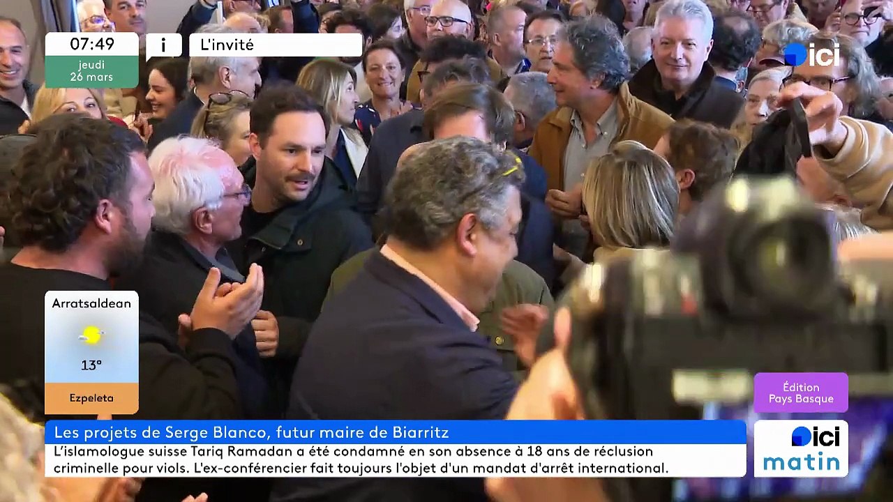 Serge Blanco - maire de Biarritz